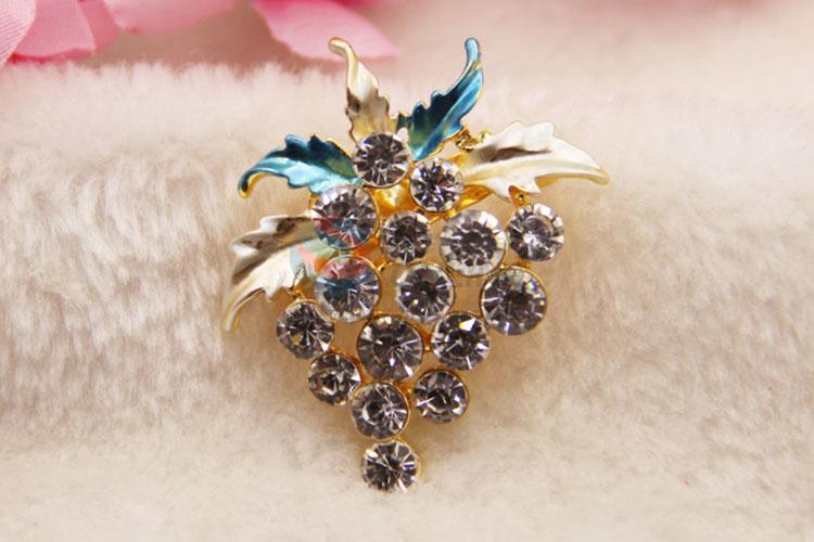 High Quality Crystal Rhinestone Breastpin Brooch Pin