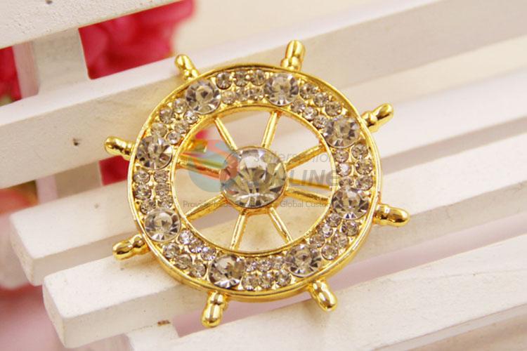 Promotional Gift Crystal Rhinestone Breastpin Brooch Pin