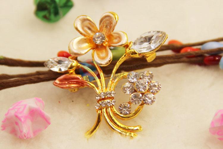 Rhinestone Pave Wedding Brooches Breastpin  for Promotion