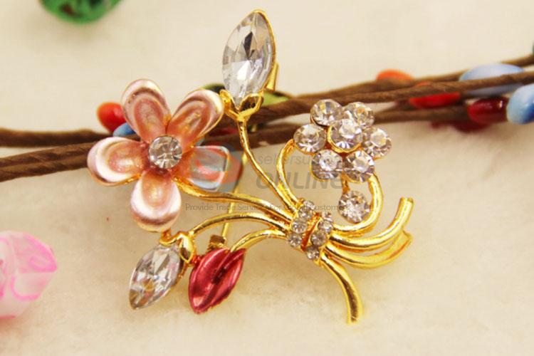 Rhinestone Pave Wedding Brooches Breastpin  for Promotion