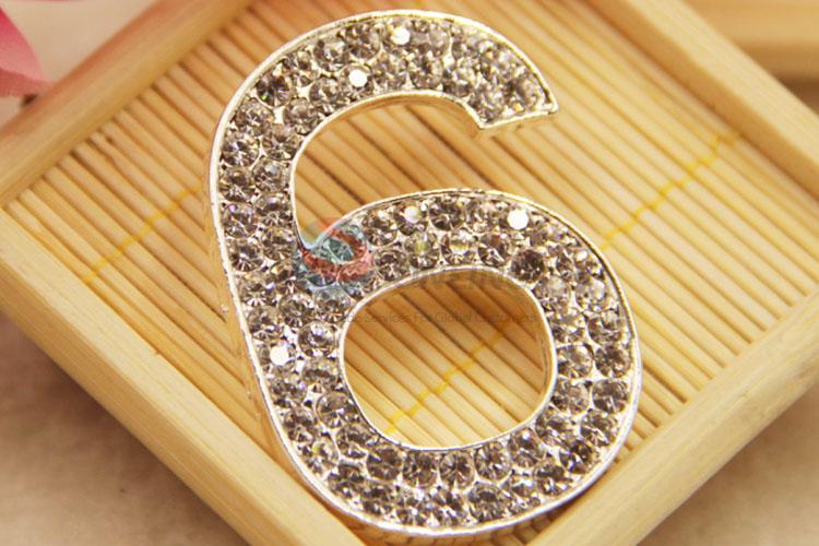 Best Selling Six Shaped Alloy Brooch for Clothes