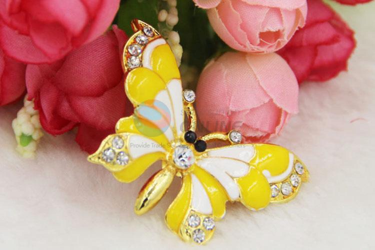 Promotional Gift Ladies Ornament Pin Brooch Breastpin in Butterfly Shape