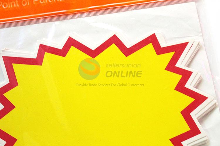 Best Selling POP Price Tag Price Label Paper Price Card