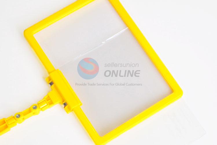 Best Sale Plastic Frame Label Holder POP Clip Sign Holder