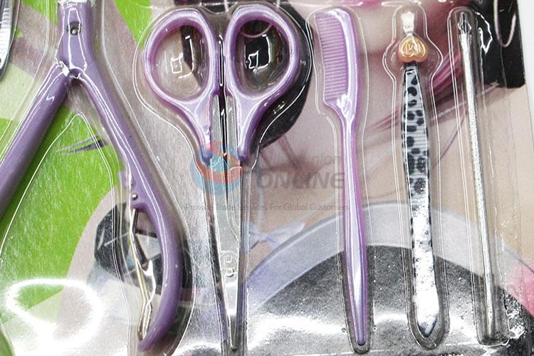 Factory Direct Personal Beauty Care Tools Eyebrow Scissors/ Cuticle Nipper/ Nail File/ Nail Clipper/ Eyebrow Tweezers/ Comb