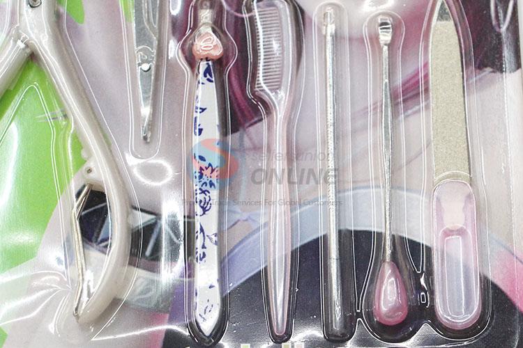 Personal Beauty Care Tools Eyebrow Scissors/ Cuticle Nipper/ Nail File/ Eyebrow Tweezers/ Comb/ Earpick for Sale