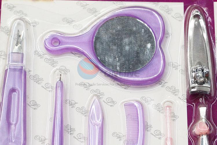 New Arrival Personal Beauty Care Tools Nail File/ Nail Clipper/ Eyebrow Tweezers/ Comb/ Mirror