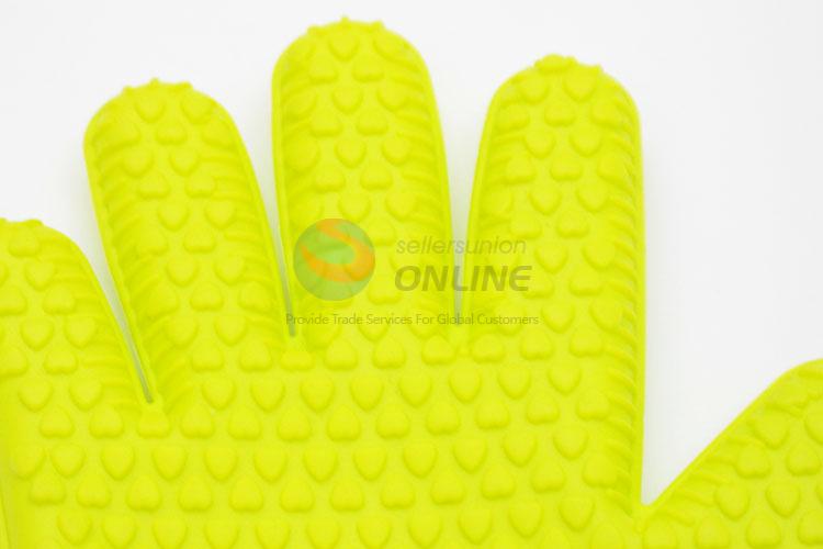 Newly style best popular yellow cleaning glove