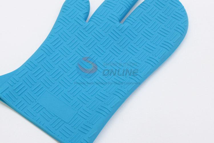 Top quality low price fashion style blue cleaning glove