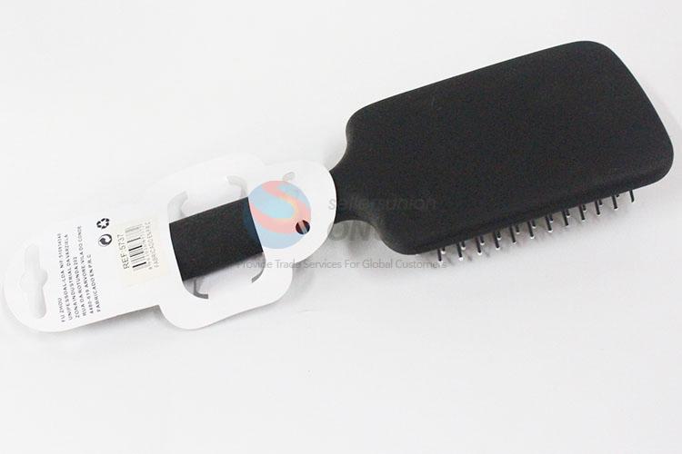 Professional Black Color Square Shaped Hairdressing Styling Tools Arched Design