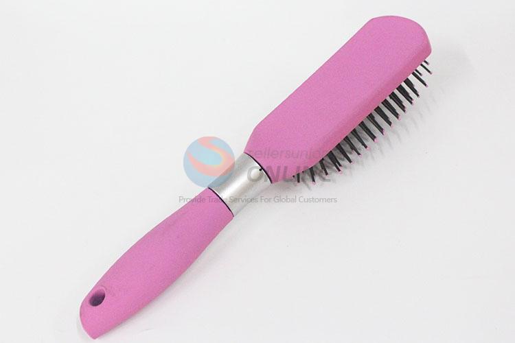 Pink Handle Hair Brush for Salon Hairdressing Styling Tools