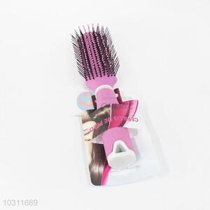 Pink Color Abody Bristle&Nylon Detangle Hairbrush