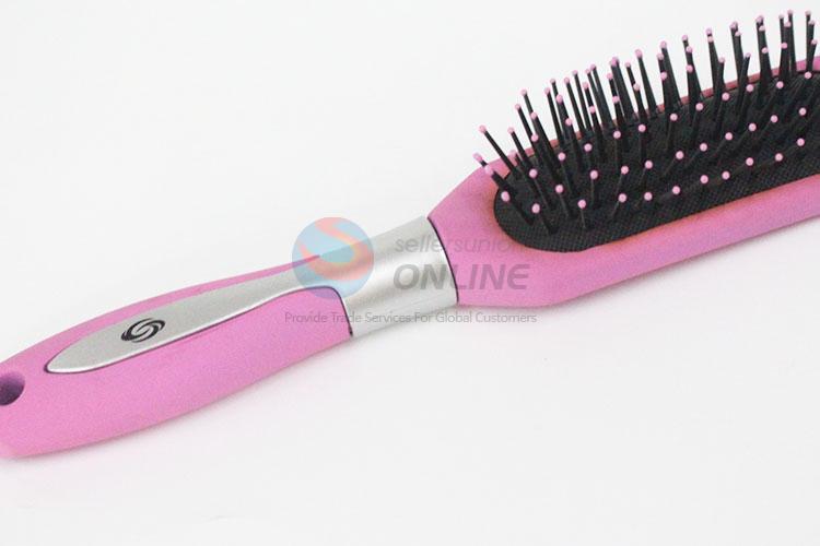 Pink Handle Hair Brush for Salon Hairdressing Styling Tools