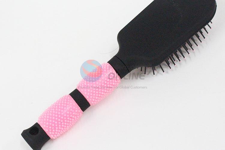 Creative Design Pink Color Hair Care Plastic Spa Massage Comb