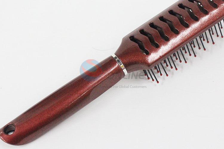 Promotional Coffee Color Hairdressing Styling Tools Arched Design