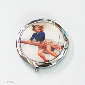Fashion style cool girl makeup mirror