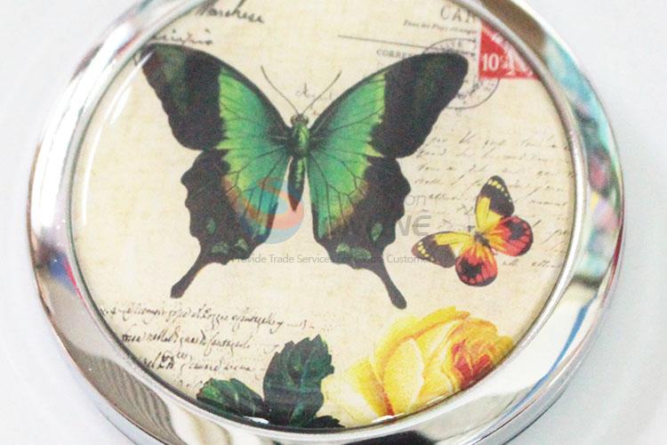 Cheap high quality butterfly makeup mirror