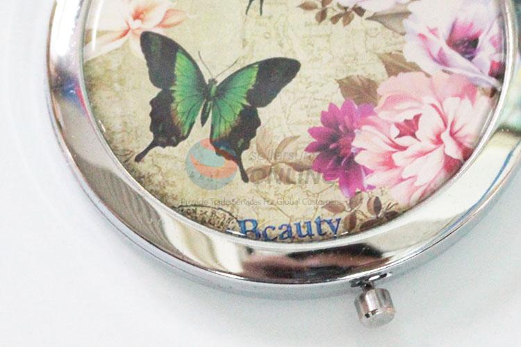 Low price high quality colorful butterfly makeup mirror