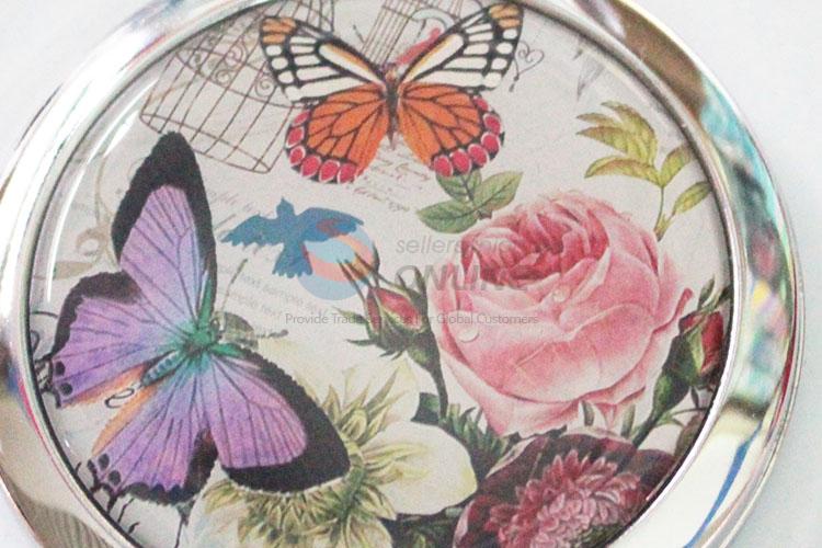 Promotional high quality butterfly makeup mirror