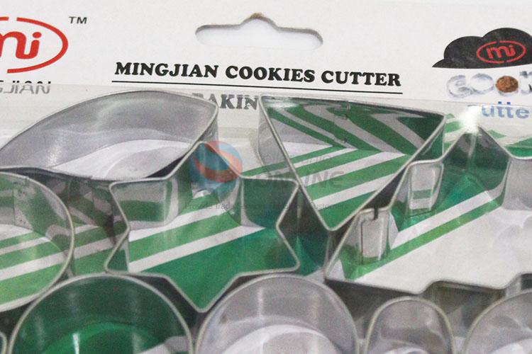 Popular low price daily use 10pcs biscuit moulds