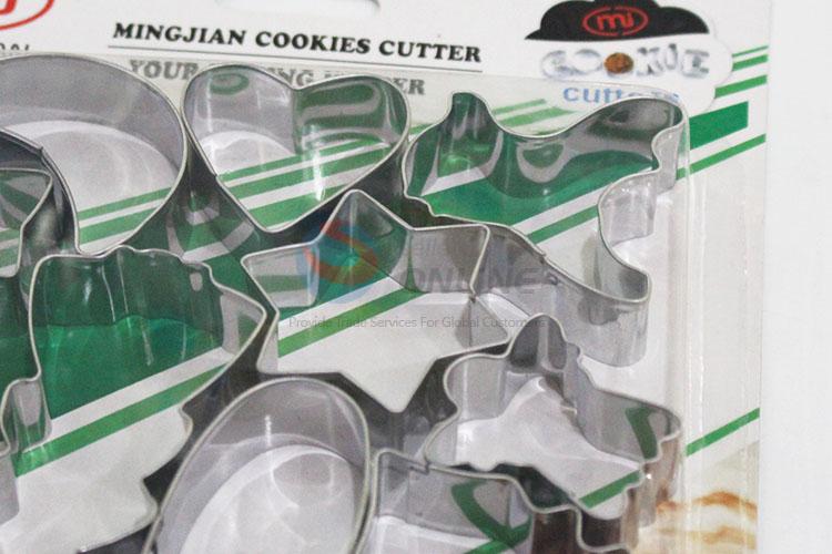 Cheap cute simple 10pcs biscuit moulds