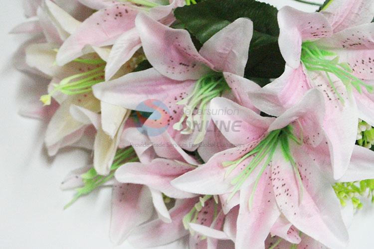 12 Pieces Fake Lily for Wedding Home Decor Accessories