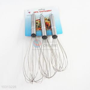 Cute daily use 3pcs egg whisk set