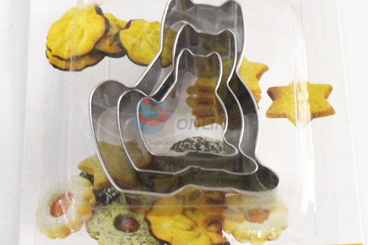 Factory price wholesale top quality 3pcs biscuit moulds