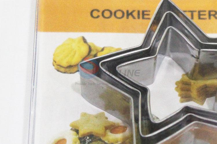 Best low price star shape 3pcs biscuit moulds