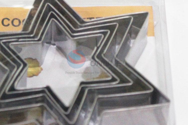 New product cheap best star shape 5pcs biscuit moulds