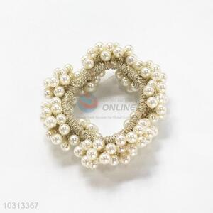 Good quality top sale pearl hair ring