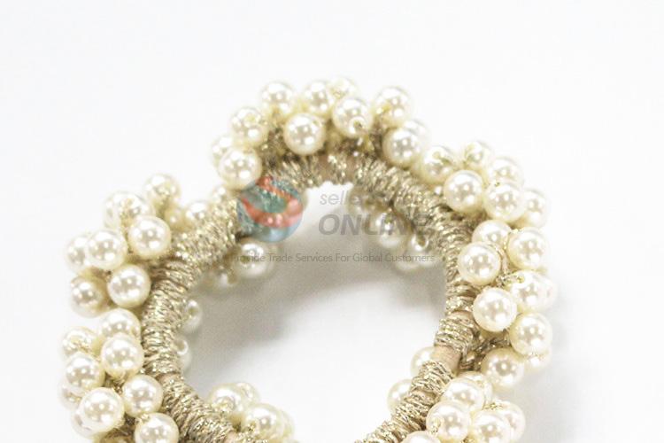 Good quality top sale pearl hair ring