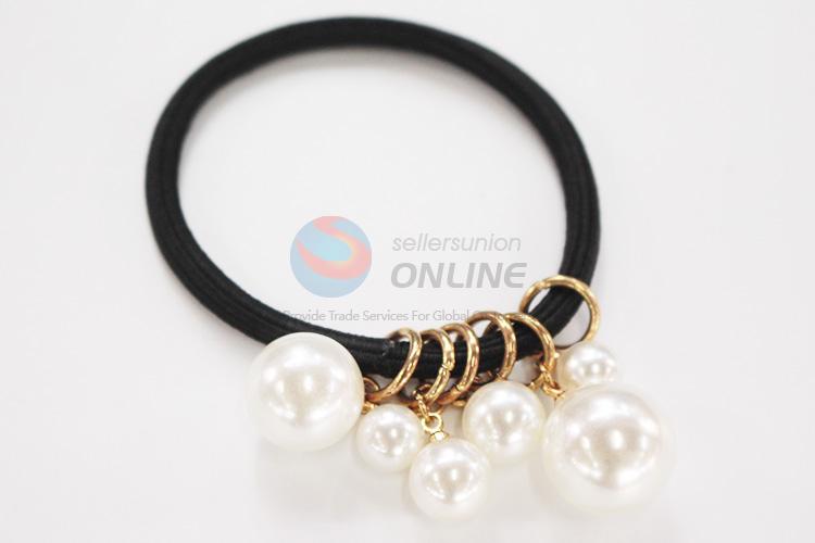 Good quality high sale pearl hair ring