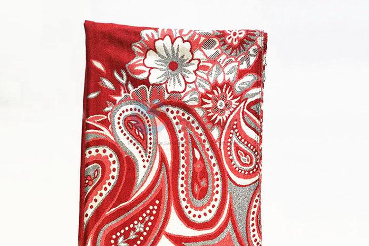 Soft 100% Cotton Jacquard Scarf for Fashion Women