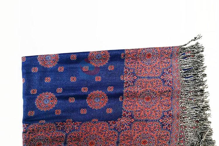 Women Vintage Fashion 100% Cotton Jacquard Scarf