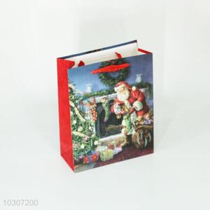 Santa Claus Printed Gift Bag for Festival