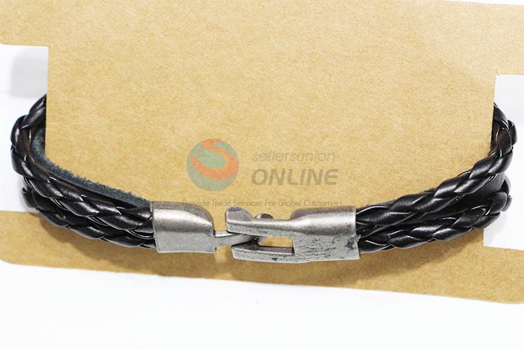 Best Selling Alloy Jewelry Cowhide Bangle Bracelet