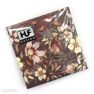 Cheap Price Flower Print Paper Napkins