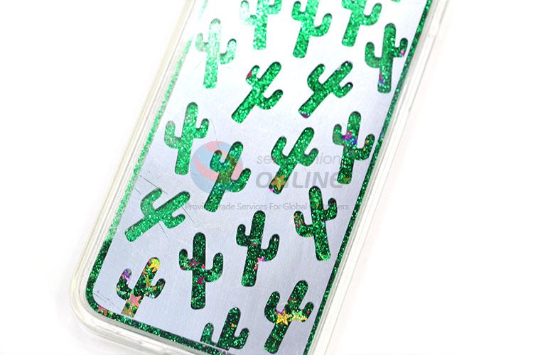 Nice Green Cactus Printed Mobile Phone Shell for Sale