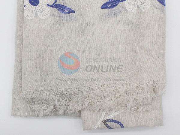 Muslim Hijab Shawl Slub Cotton Scarves for Promotion