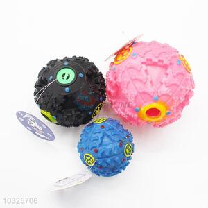 Wholesale promotional custom pet toy sound ball