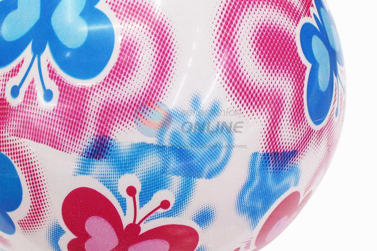 High quality promotional kids butterfly printed toy balls