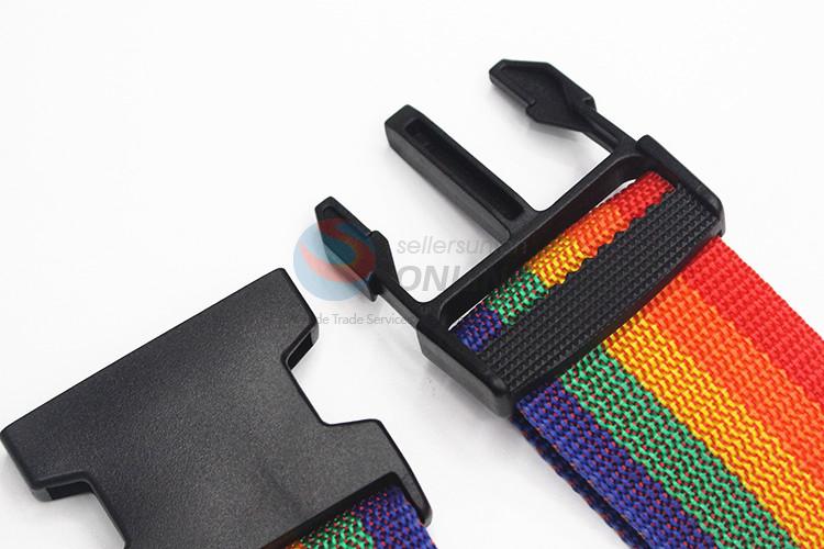 New arrival delicate style rainbow luggage strap