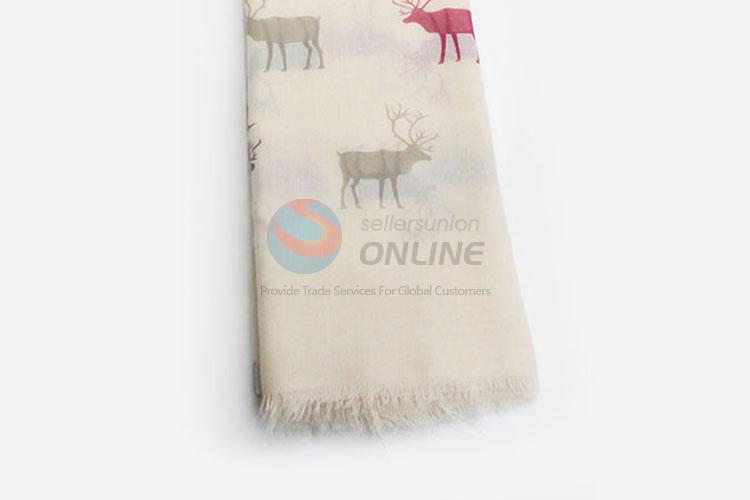 High Quality Women Fashionable Printed Silk Scarf