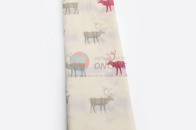 High Quality Women Fashionable Printed Silk Scarf