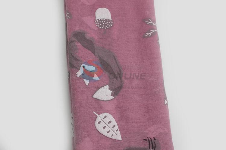 Factory Sale Women Fashionable Printed Silk Scarf