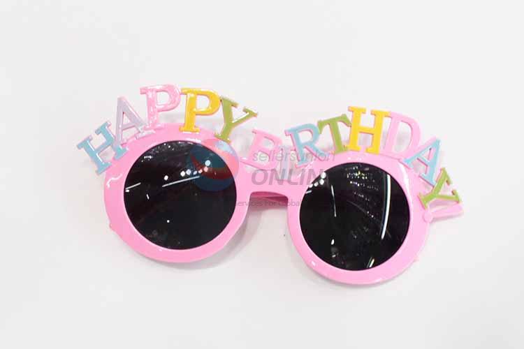 Pink Happy Birthday Fashion Party Glasses