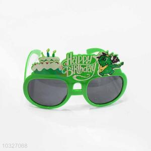 Happy Birthday Green Fashion Party Glasses