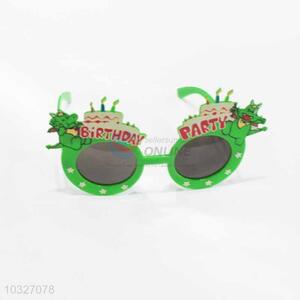 Happy Birthday Green Fashion Party Glasses