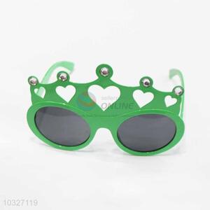 Heart Pattern Green Fashion Party Glasses